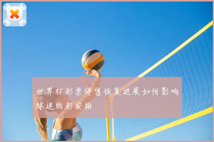 世界杯彩票停售恢复进展如何影响球迷购彩安排