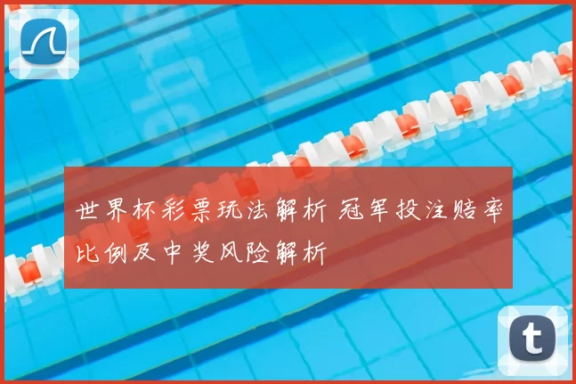 世界杯彩票玩法解析 冠军投注赔率比例及中奖风险解析