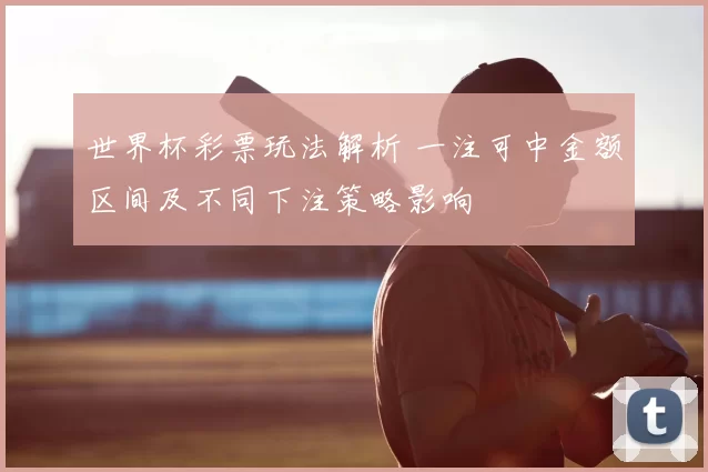 世界杯彩票玩法解析 一注可中金额区间及不同下注策略影响